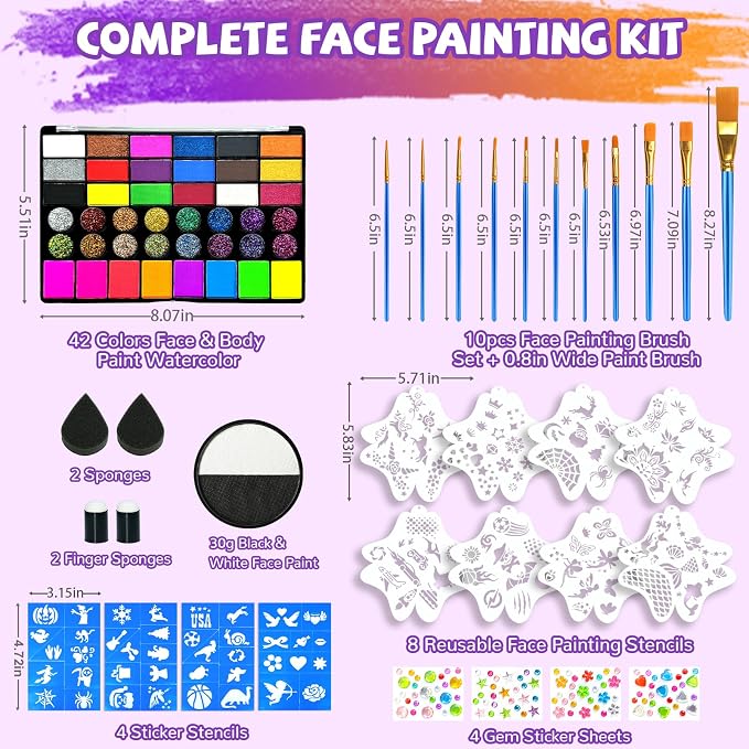 42 Colors - 33 Piece Set