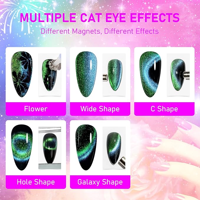 12 Colors-9D Cat Eye Gel