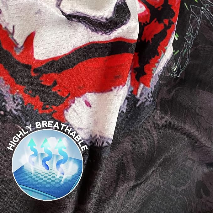 Skull White Face Red Blood