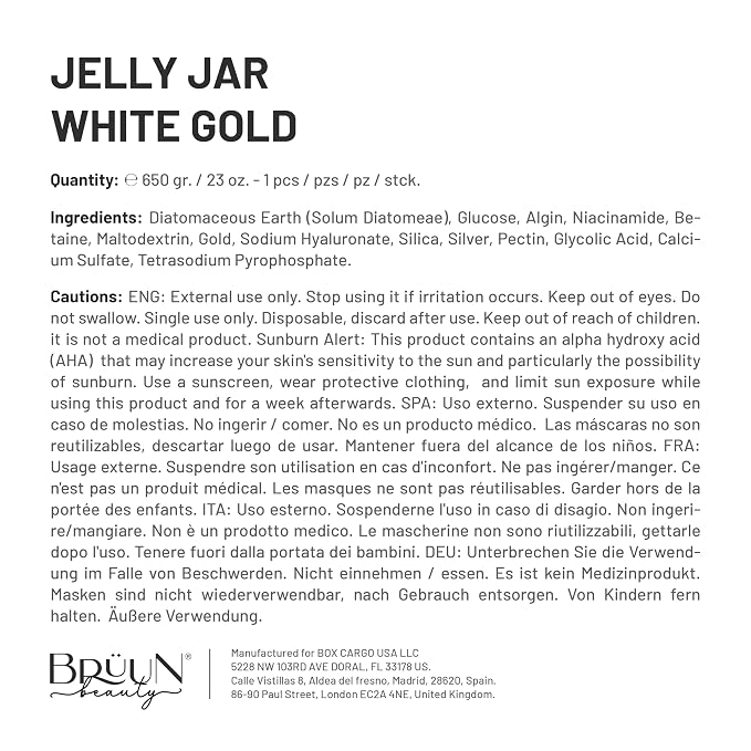 White Gold Jar