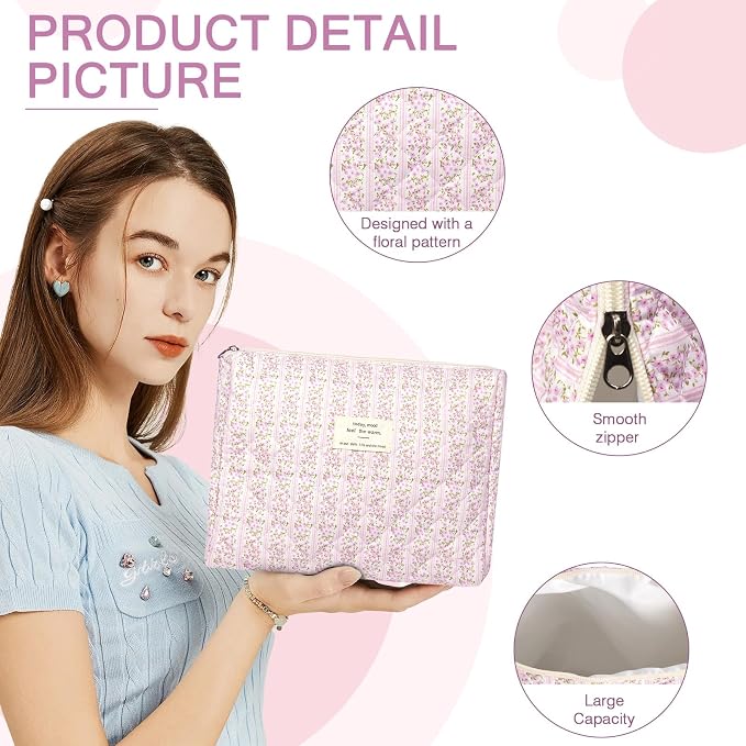 2pc White Pink Butterfly Flower