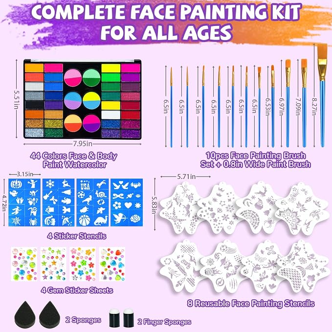 44 Colors - 32 Piece Set