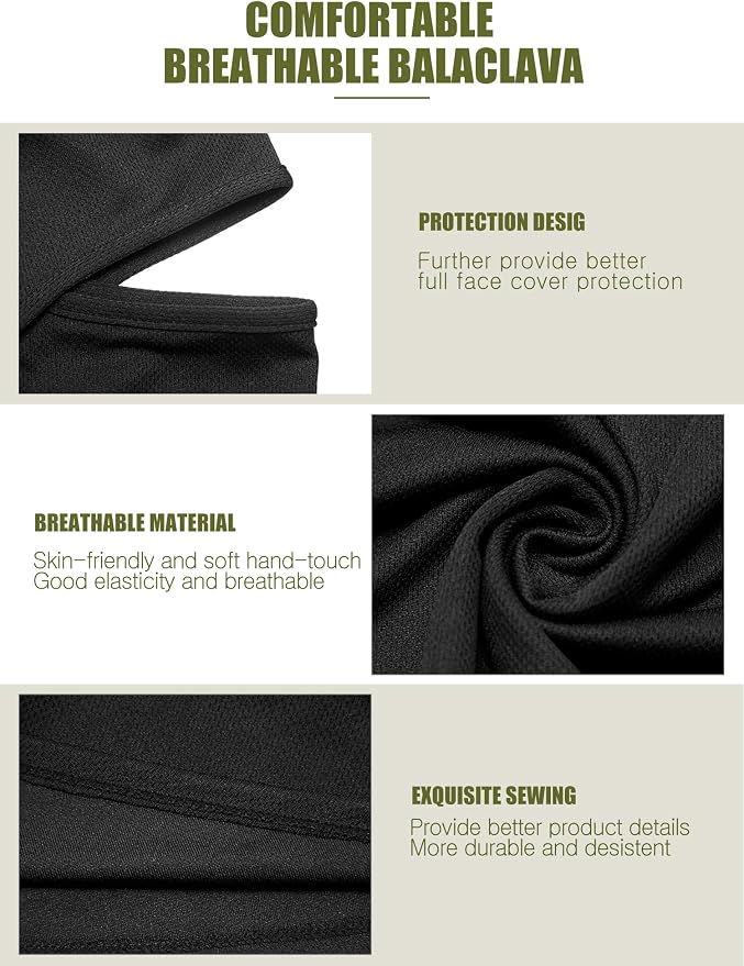 Black, Gray, Army Green