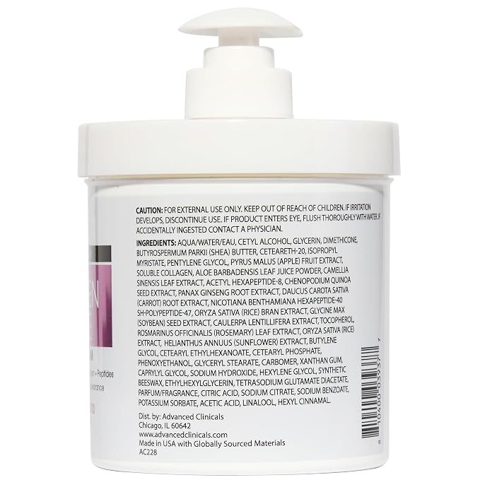 Collagen Peptides Cream + Collagen Body Oil Bundle
