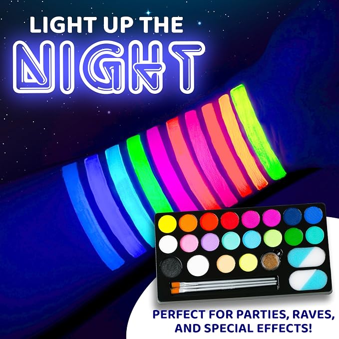 UV Face Paint Kit