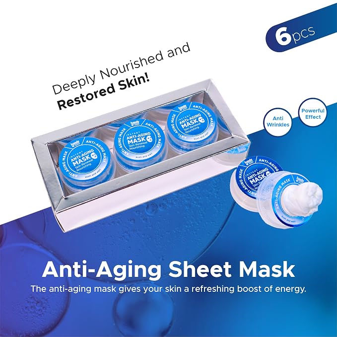 Anti-Aging 6pcs Facial Sheet Mask