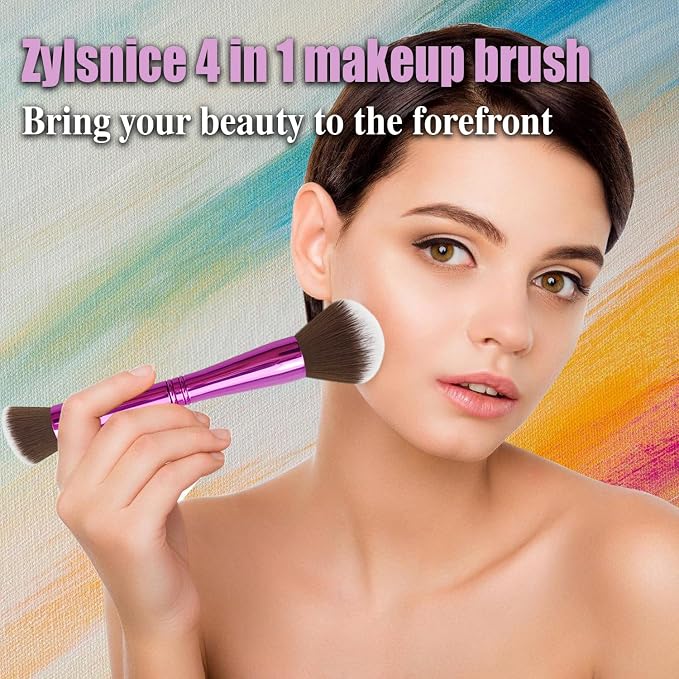 Purple Makeup Brush