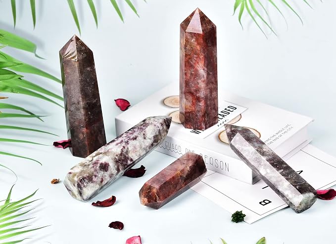 Dark-red Hematoid Quartz