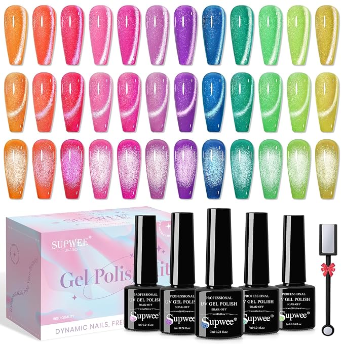 12 Colors Summer Cat Eye Gel