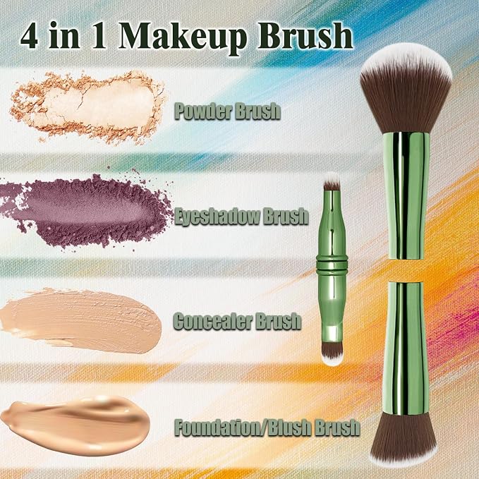 Green Makeup Brush