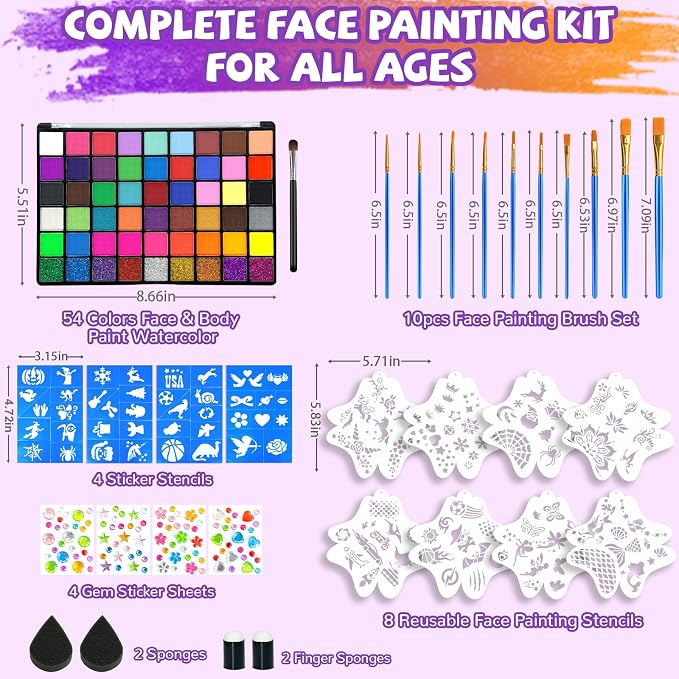54 Colors - 32 Piece Set