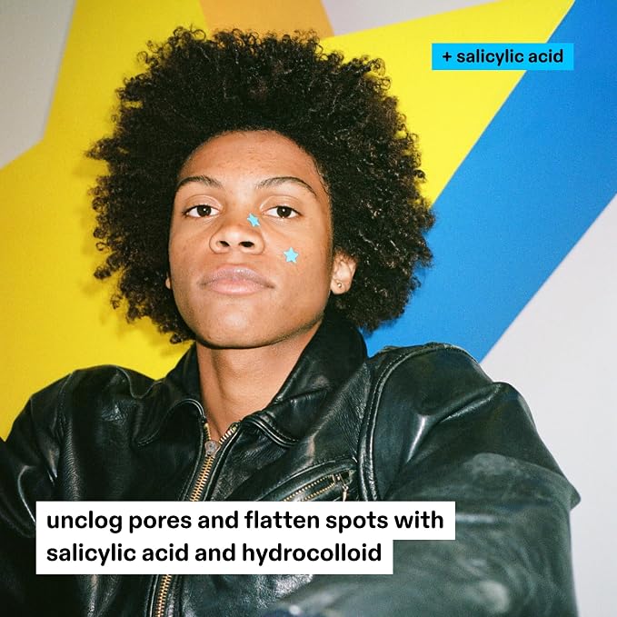 Blue Salicylic Acid Stars