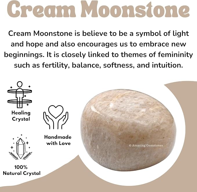 Cream Moonstone