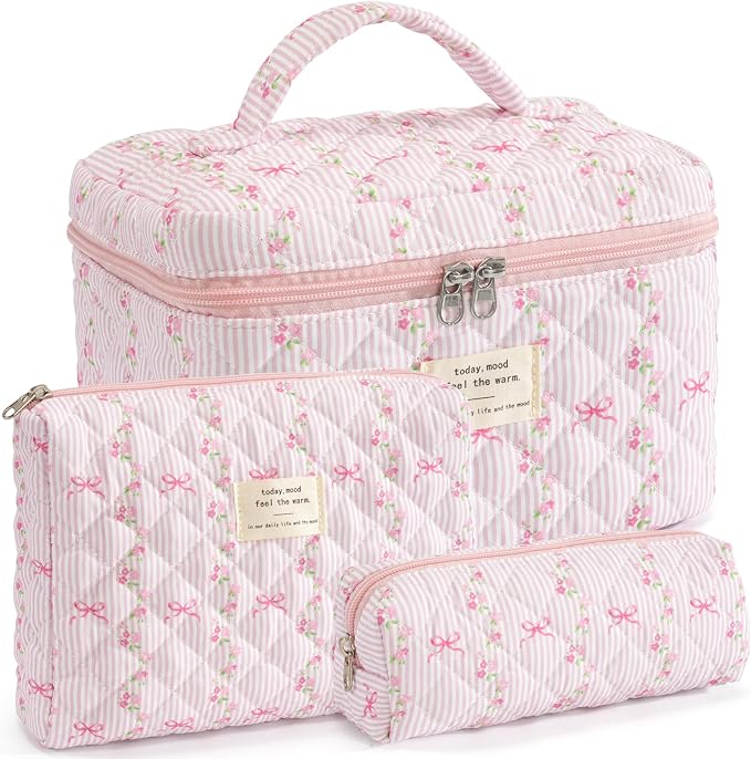 Pink Stripe Bow