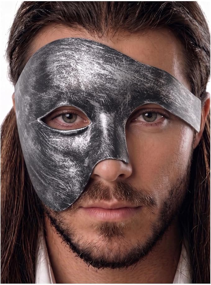 Black Silver Antique Solid