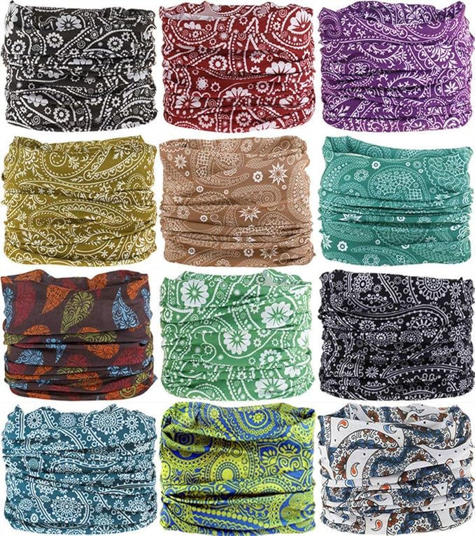 12pcs.paisley