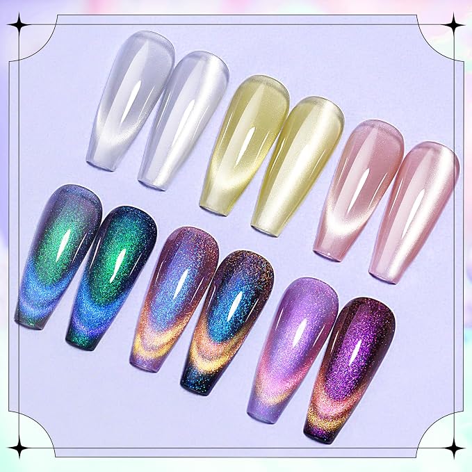 12 Colors Cat Eye Gel Collection