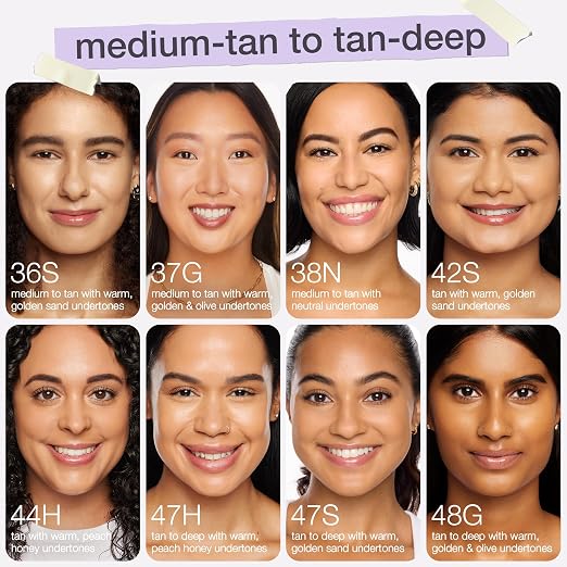 36S medium-tan sand (medium to tan skin with warm, golden undertones )