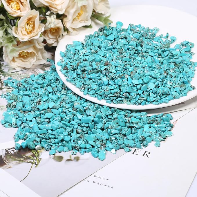 #01-Howlite Turquoise(0.1-0.5\