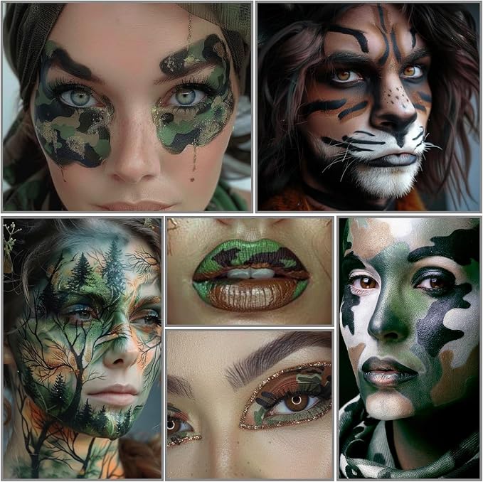Black+Green+Brown+3Pcs Brushes