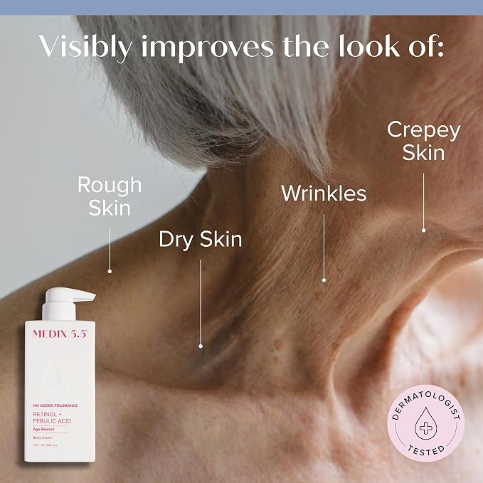 Glycolic Body Wash + Fragrance Free Retinol Cream