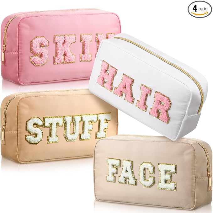 Light Brown, Beige, Light Pink, White