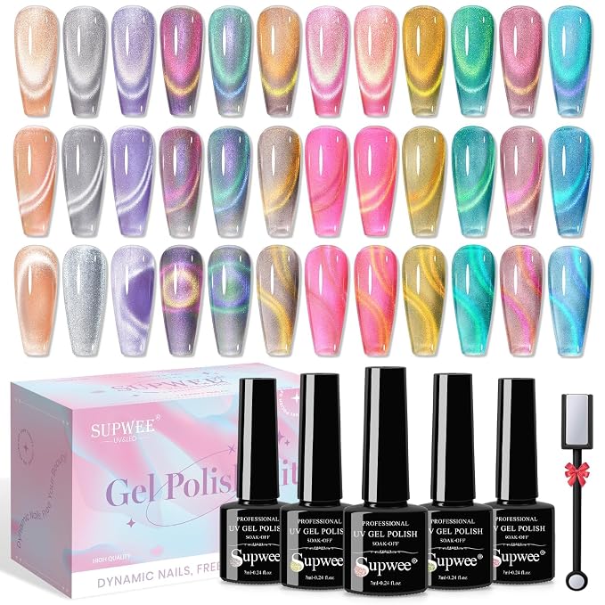 12 Colors-Summer Cat Eye Gel