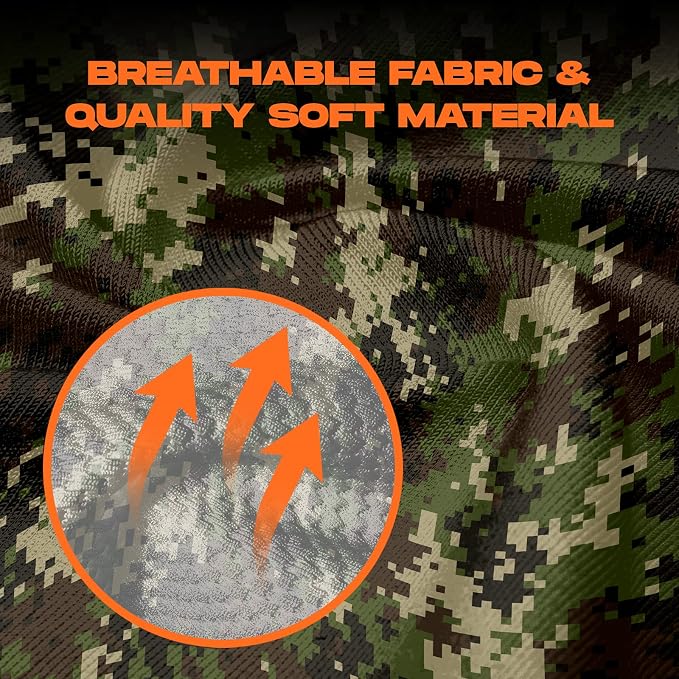 Digital Camo + Mud Camo + Blue Camo + Pink Camo (4 Pack)