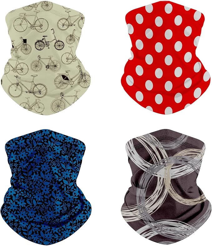 Classic Bicycle + Dotted Blanco + Alluring Azure + Serene Whirl (4 Pack)