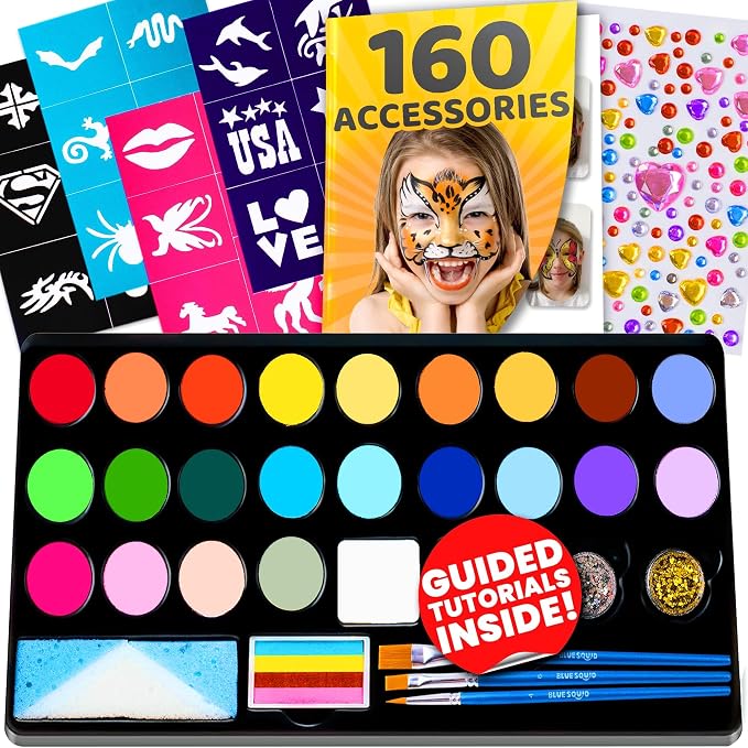28 Color Face Paint Kit