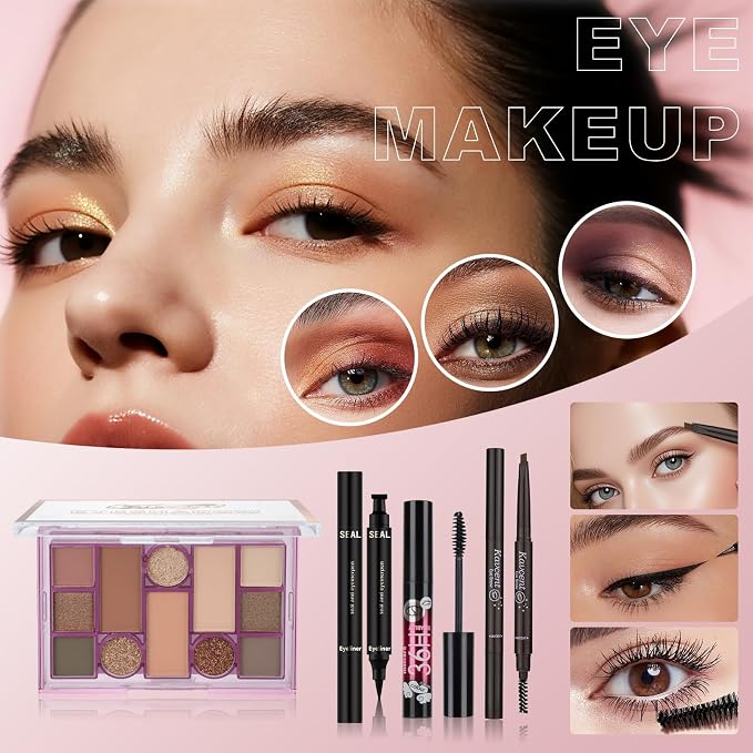 KAVCENT Large Makeup Set