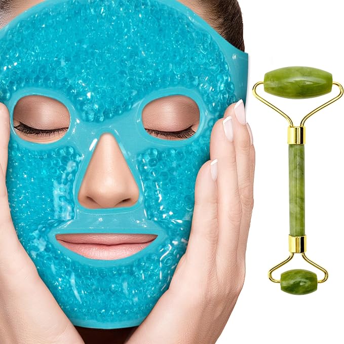 Blue(face Mask+jade Roller)