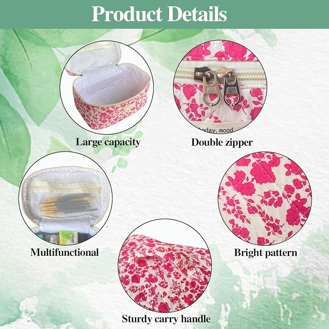 B-3Pcs Rose red