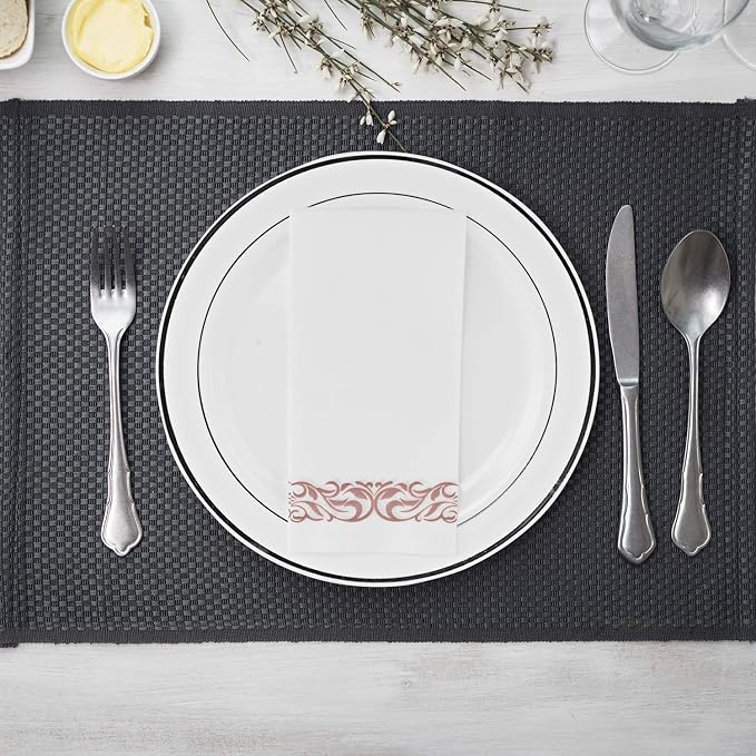 Rose Gold Disposable Guest Towels