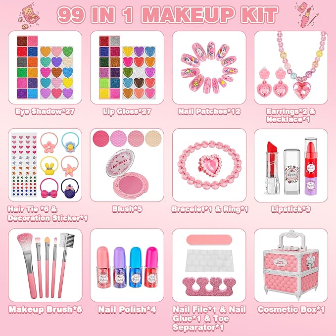 Pink and White
