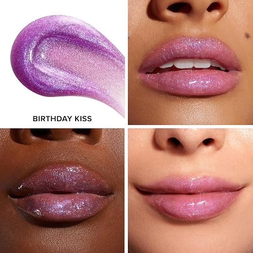 08 Birthday Kiss (Shimmering Magenta With Blue & Pink Sparkle)