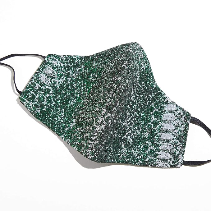 Iridescent Emerald Python Mask