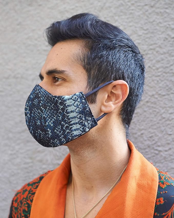 Iridescent Ocean Python Mask