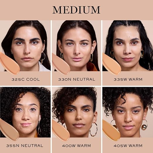 330N: medium with neutral peach undertones