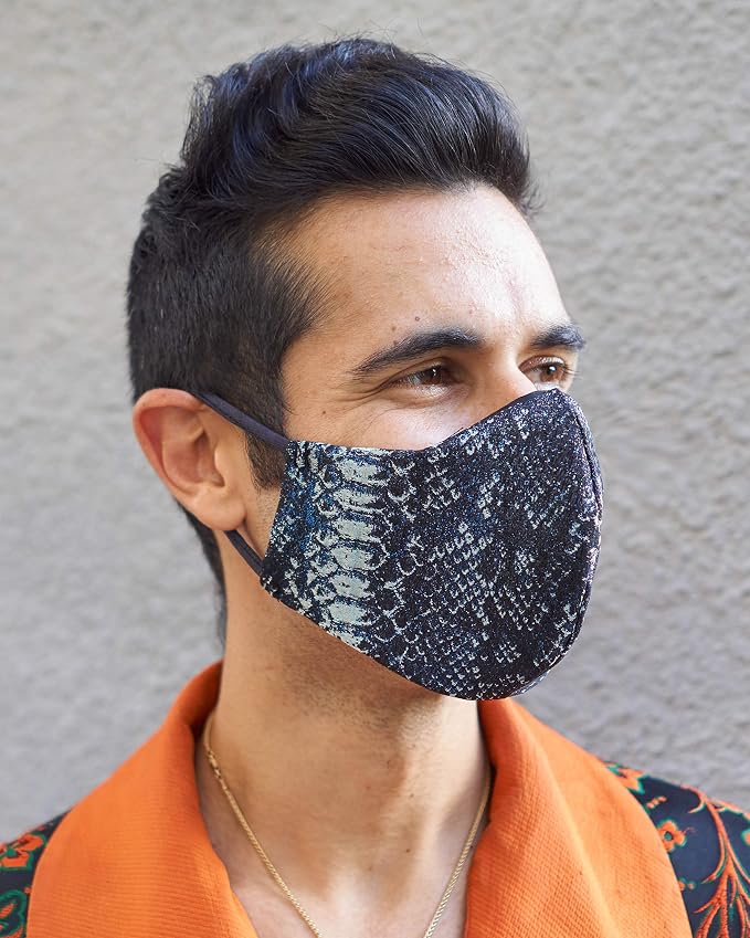 Iridescent Ocean Python Mask