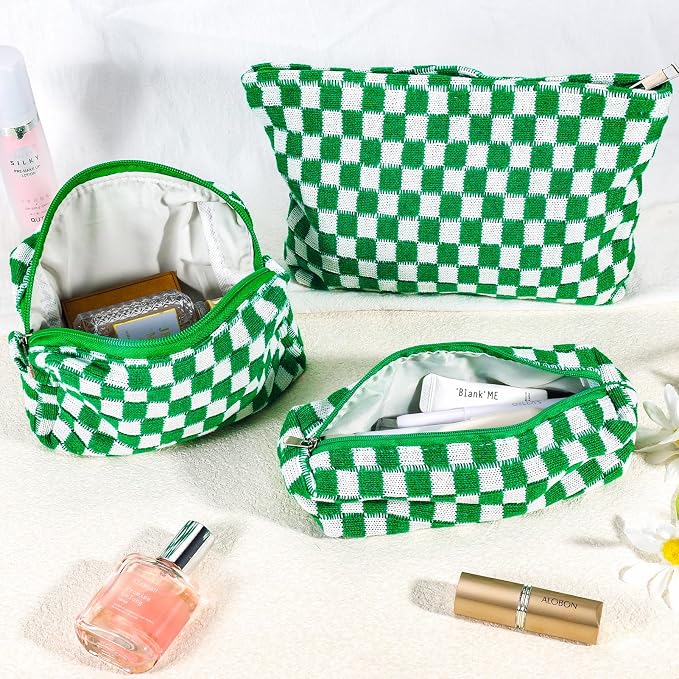 B-Checkered 3Pcs Mix Green