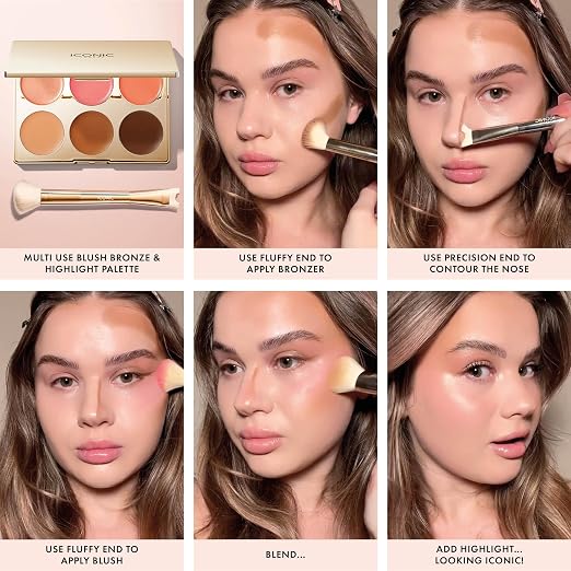 Blush, Bronze, Highlight