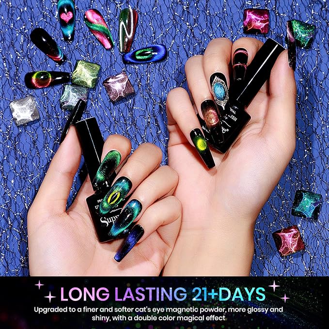 12 Colors 9D Cat Eye Gel