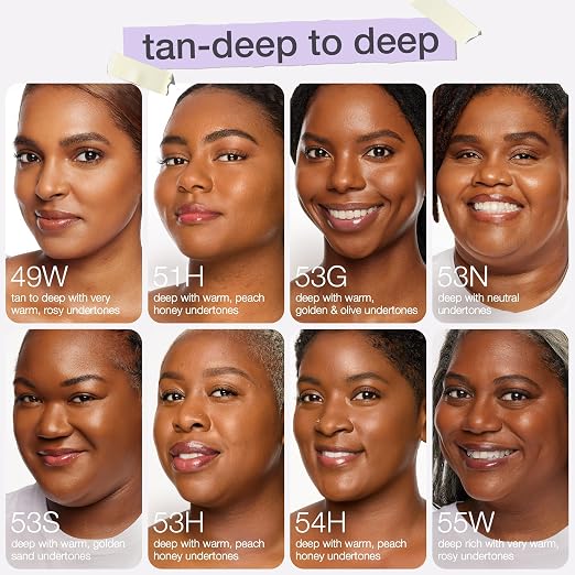51H deep honey (deep skin with warm, peach undertones )