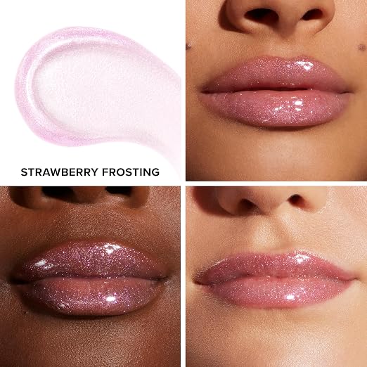 01 Strawberry Frosting (Clear With Pink & Gold Shimmer)